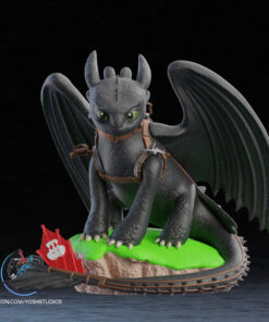 Life Size Toothless 3D Printer STL File