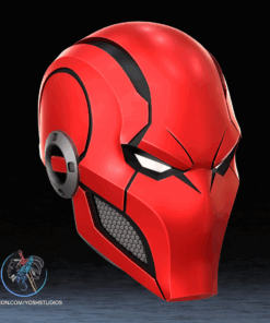 Alternative view of Dark Legion Hood Helmet 3D Printer STL FIle