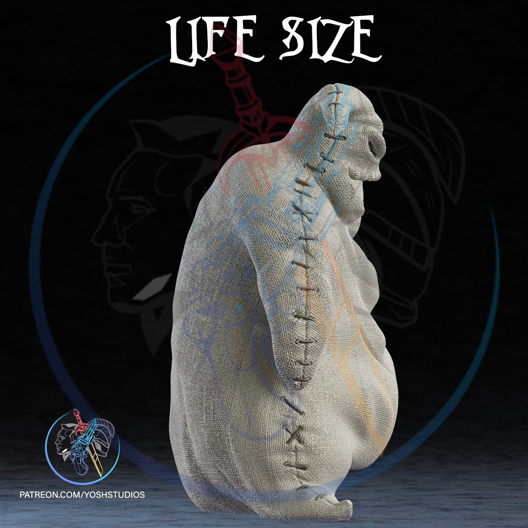 Life Size Scary Bug Sack 3D Printer STL File - Image 3