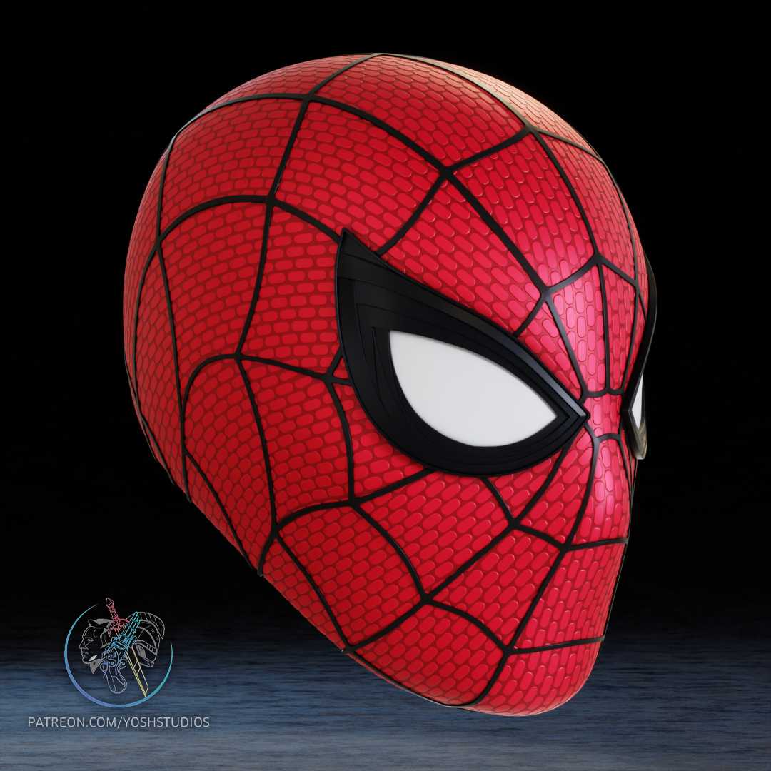 Spider-Man Brand New Day Mask 3D Printer STL File - Image 3