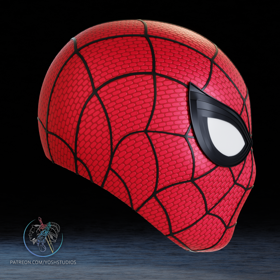 Spider-Man Brand New Day Mask 3D Printer STL File - Image 4
