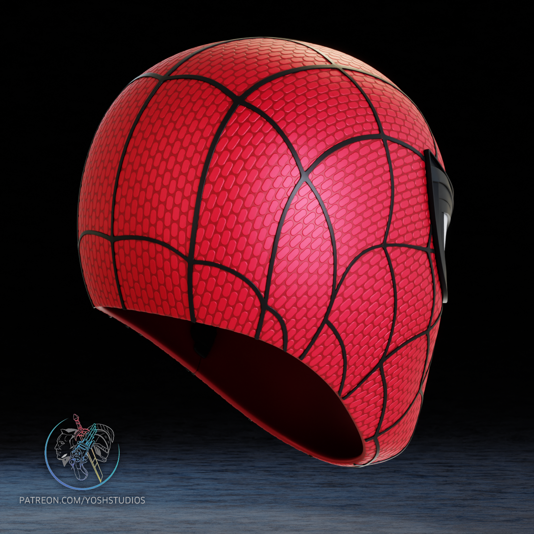 Spider-Man Brand New Day Mask 3D Printer STL File - Image 6