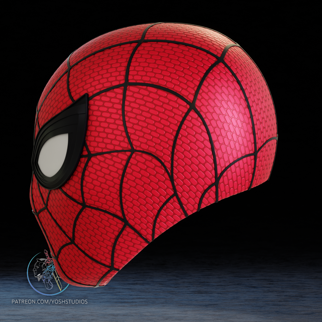 Spider-Man Brand New Day Mask 3D Printer STL File - Image 10