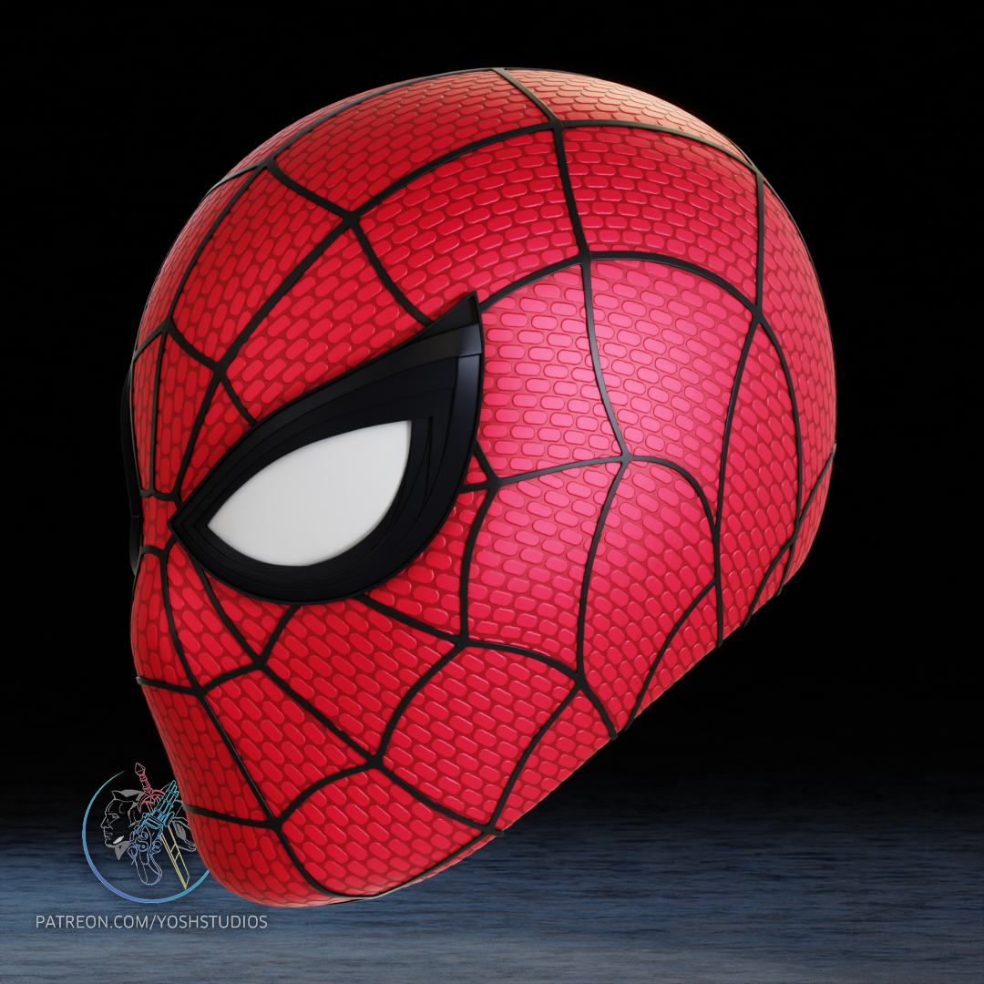 Spider-Man Brand New Day Mask 3D Printer STL File - Image 11