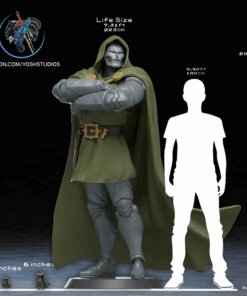 Alternative view of Life Size Dr Doom 3D Printer STL File