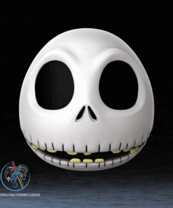 Alternative view of Pumpkin King Mask 3D Printer STL File