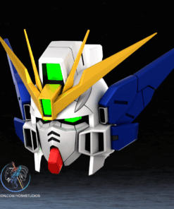 Alternative view of Wing Gundam Zero EW Helmet 3D Printer STL File