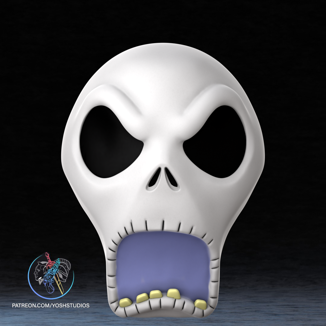 Pumpkin King Mask 3D Printer STL File - Image 3