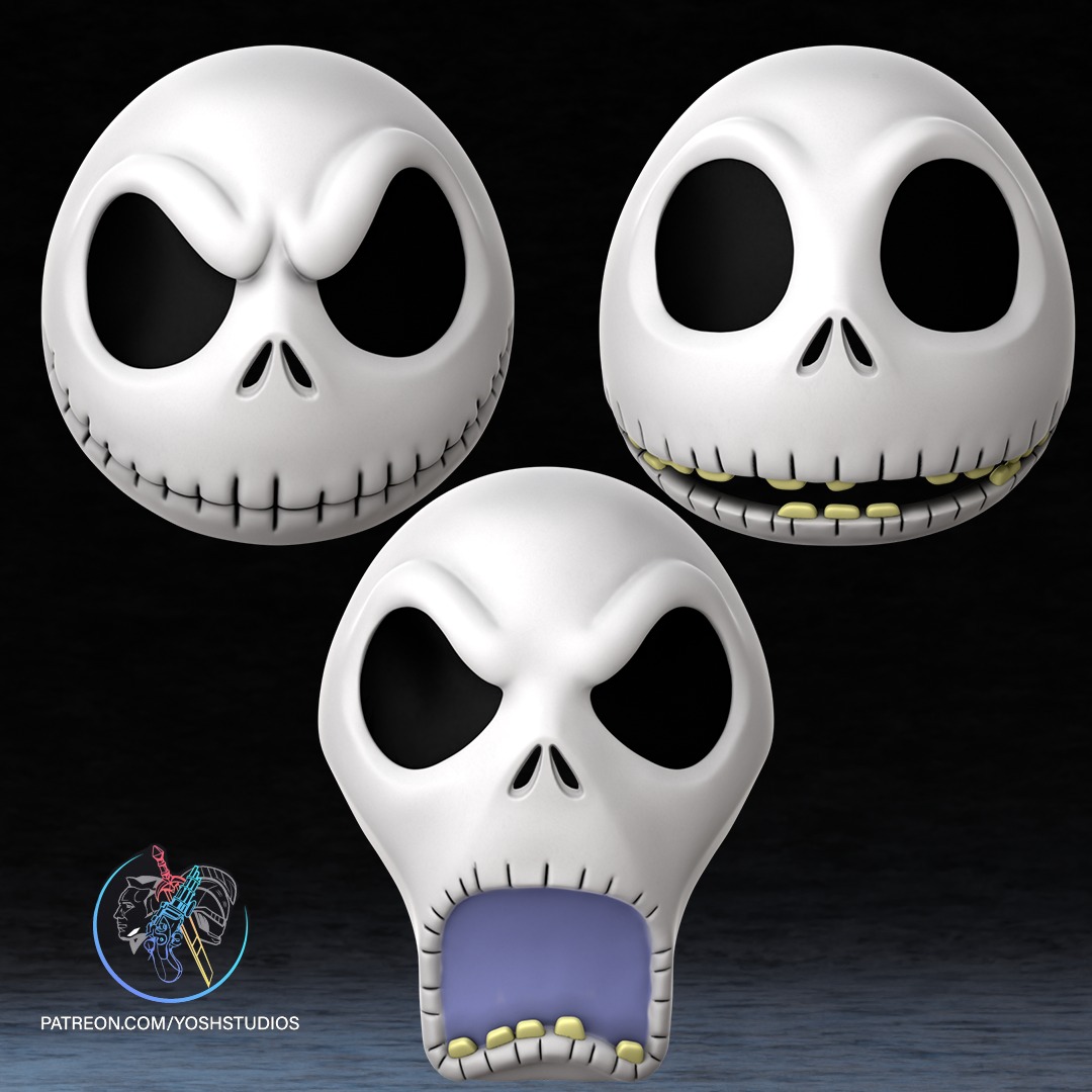 Pumpkin King Mask 3D Printer STL File