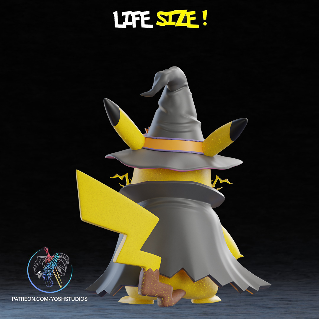 Wizard #025 Statue 3D Printer STL File - Image 8