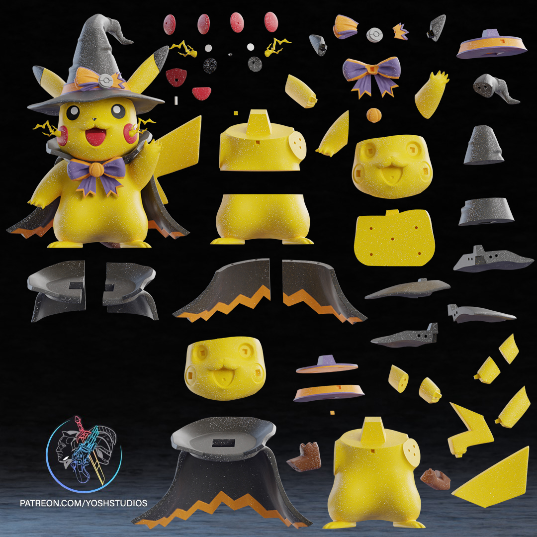 Wizard #025 Statue 3D Printer STL File - Image 9