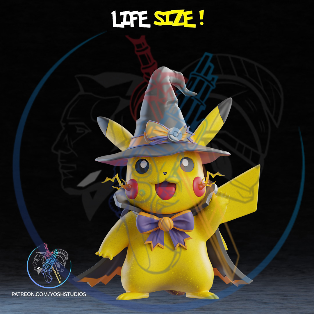 Wizard #025 Statue 3D Printer STL File