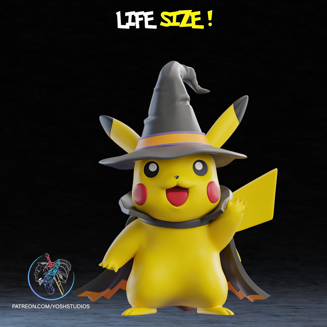 Wizard #025 Statue 3D Printer STL File - Image 3