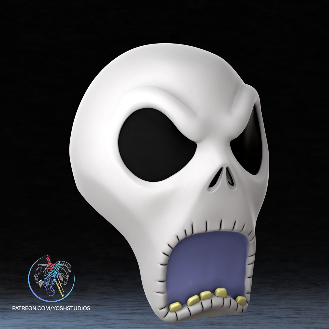 Pumpkin King Mask 3D Printer STL File - Image 6