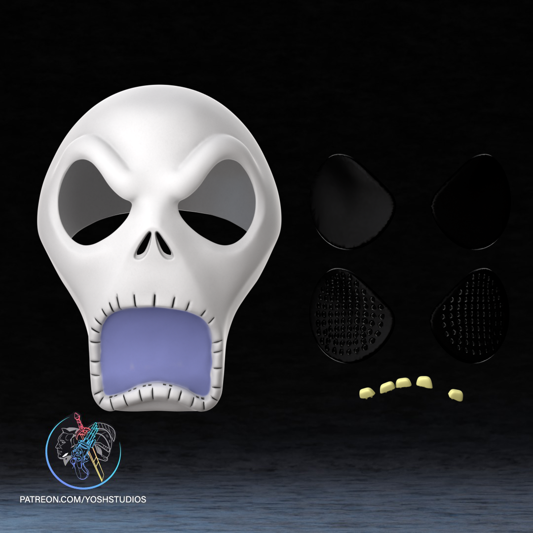 Pumpkin King Mask 3D Printer STL File - Image 14