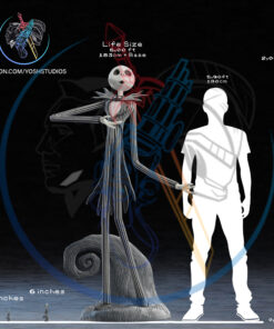 Alternative view of Life Size Pumpkin King 3D Printer STL File