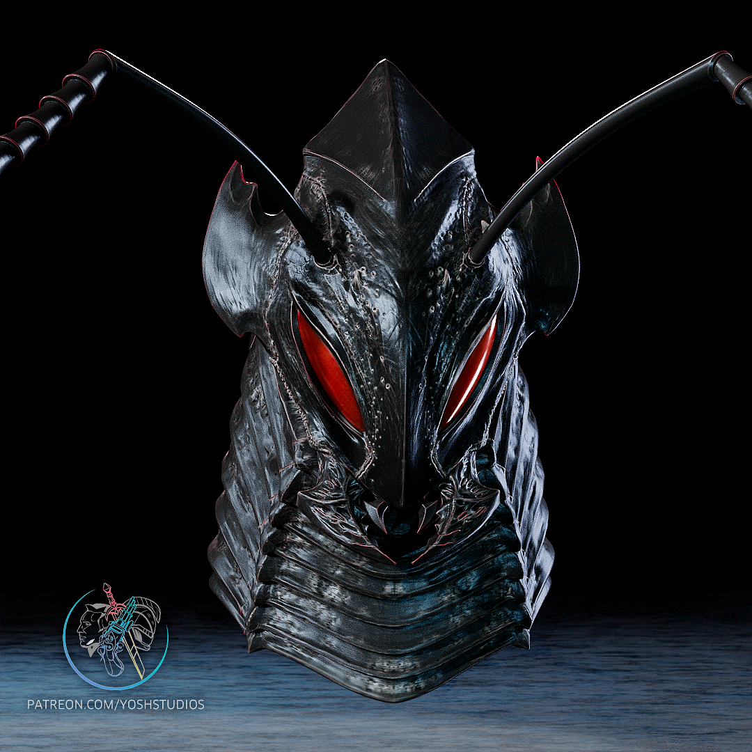 Ant King Helmet 3D printer STL File - Image 3