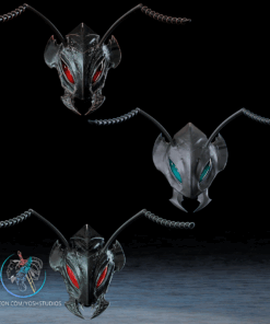 Alternative view of Ant King Helmet 3D printer STL File
