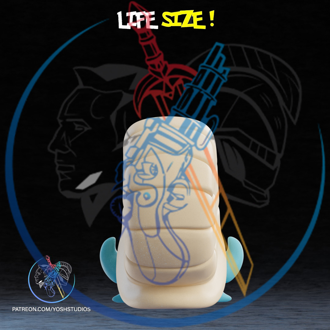 Life Size #138 3D Printer STL File - Image 5