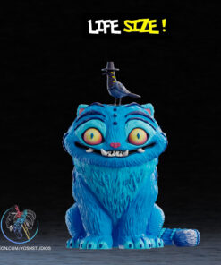 Alternative view of Life Size Blue Tiger 3D Printer STL File