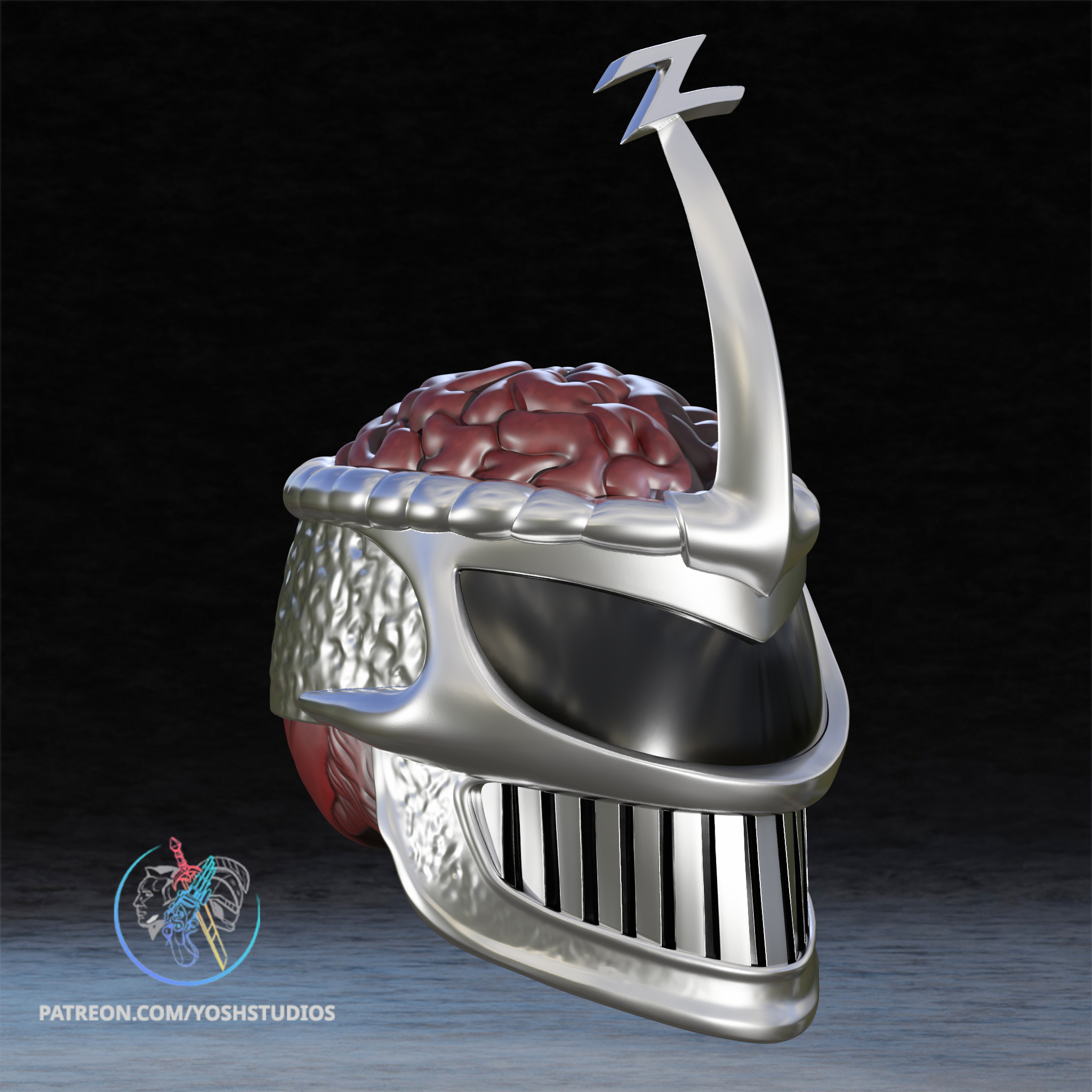 Z Helmet 3D Printer STL File - Image 2