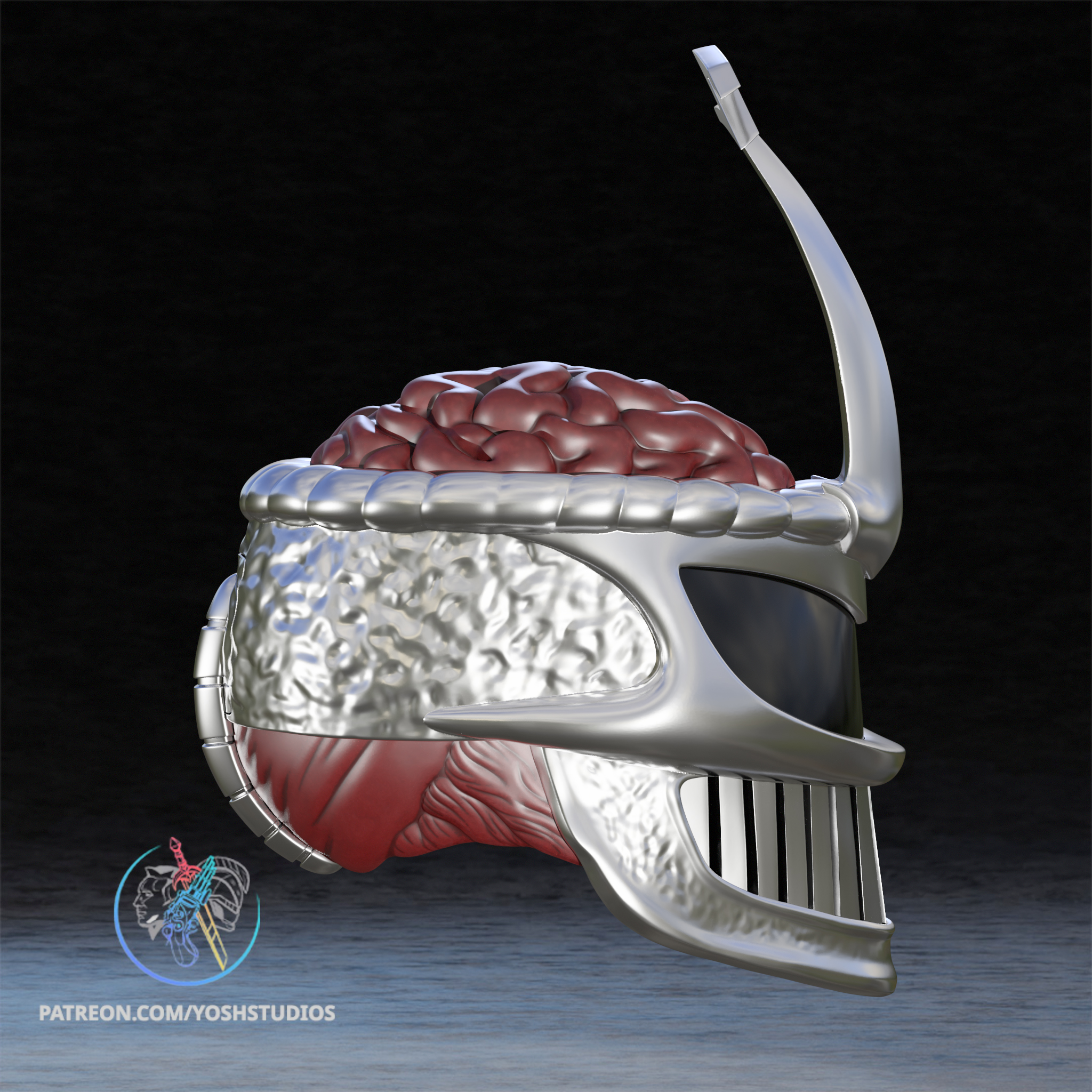 Z Helmet 3D Printer STL File - Image 3