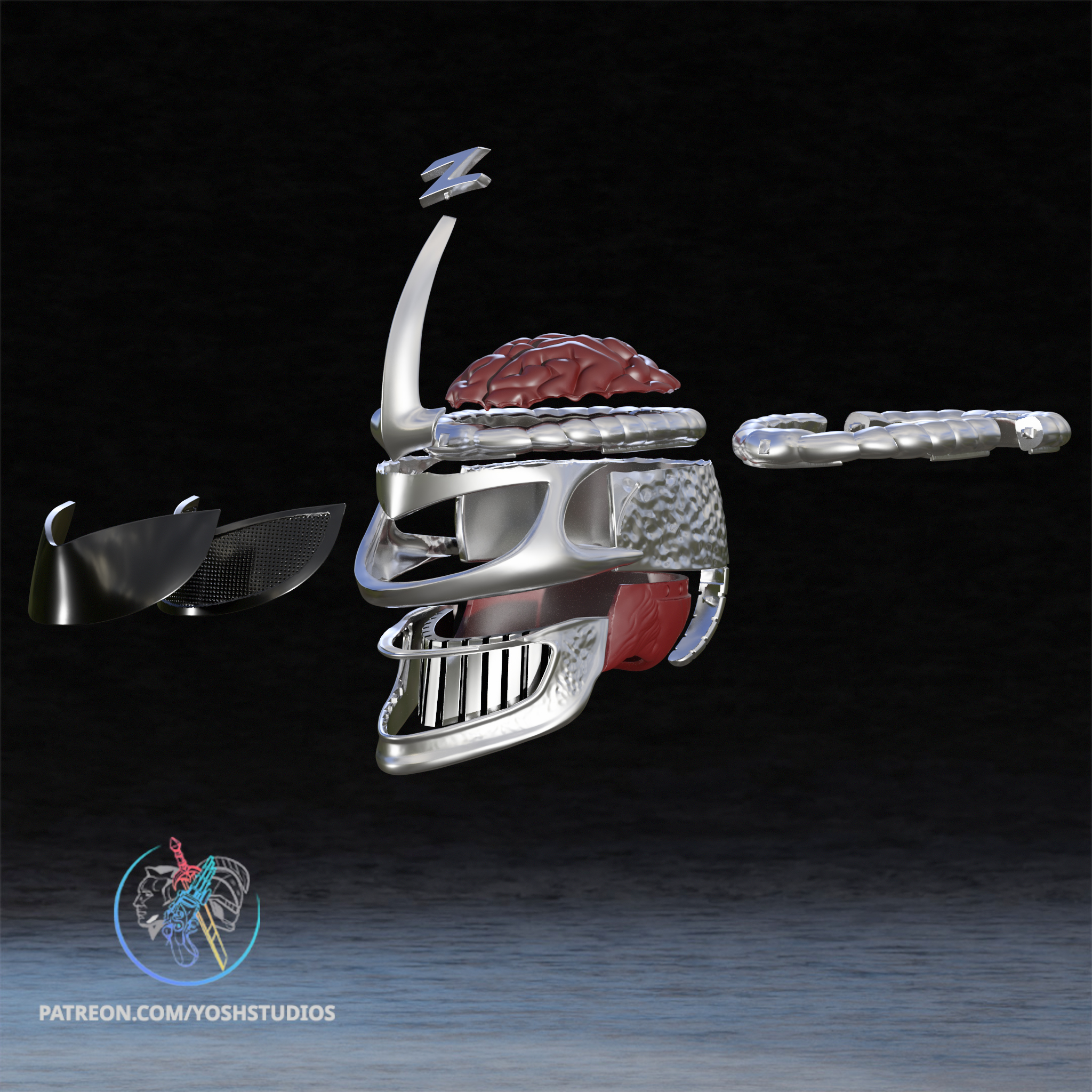 Z Helmet 3D Printer STL File - Image 6