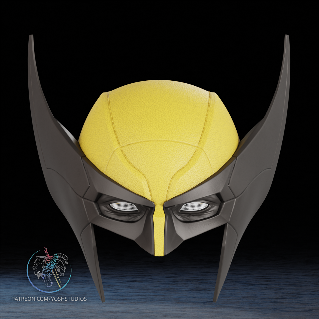 Wolverine PS5 Helmet 3D Printer STL File