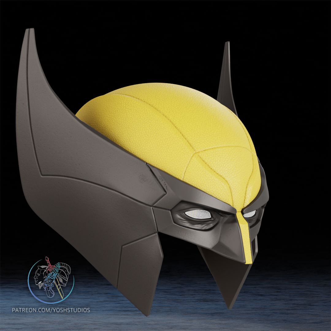 Wolverine PS5 Helmet 3D Printer STL File - Image 3
