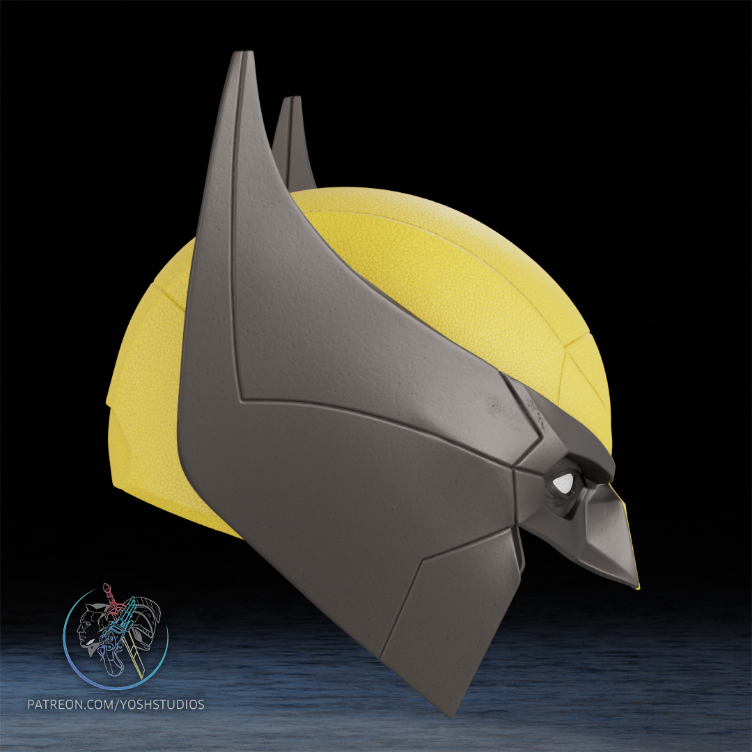 Wolverine PS5 Helmet 3D Printer STL File - Image 4