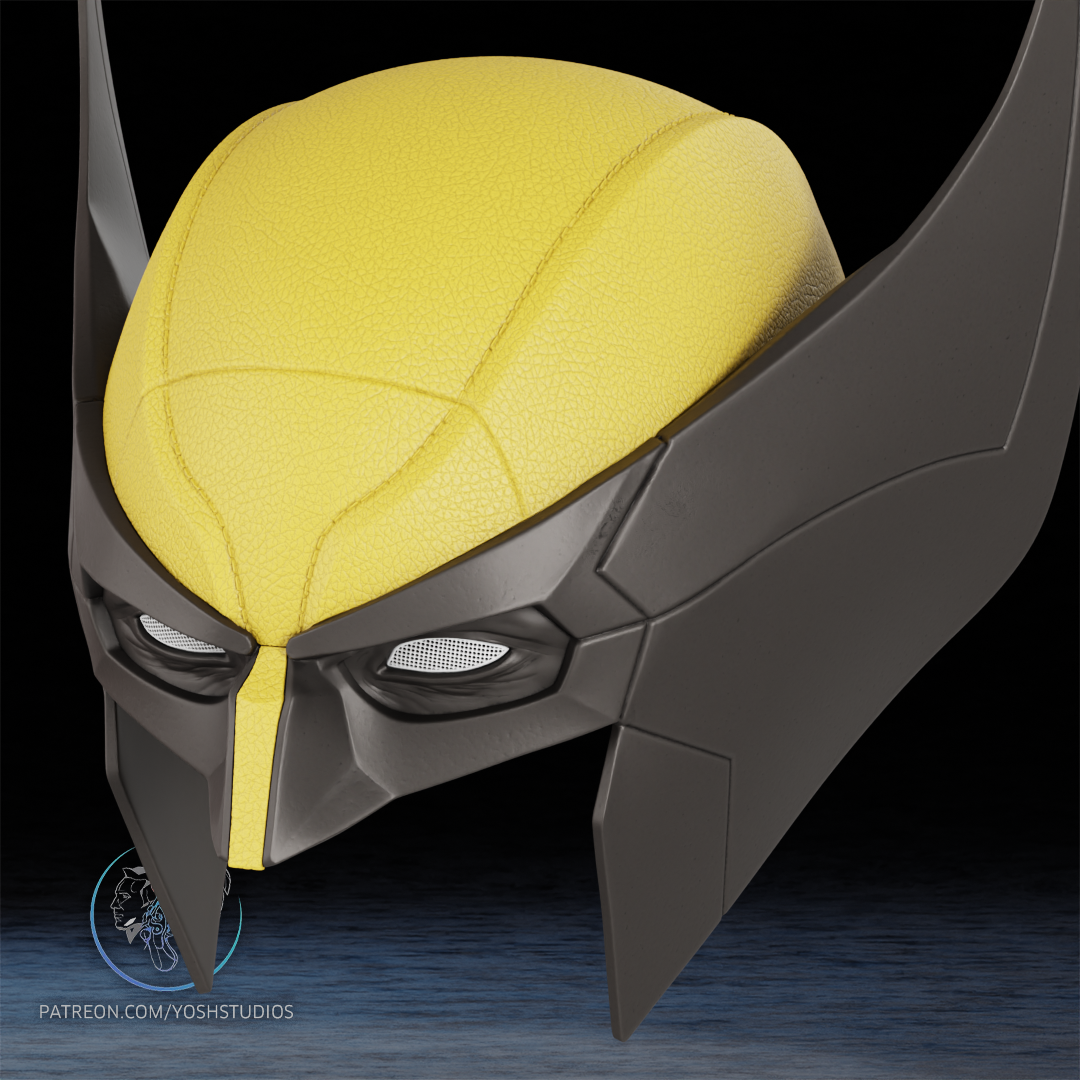 Wolverine PS5 Helmet 3D Printer STL File - Image 7