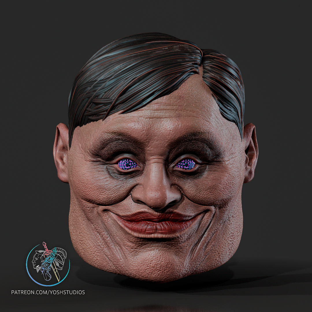 Alien Mask 3D Printer STL File - Image 3