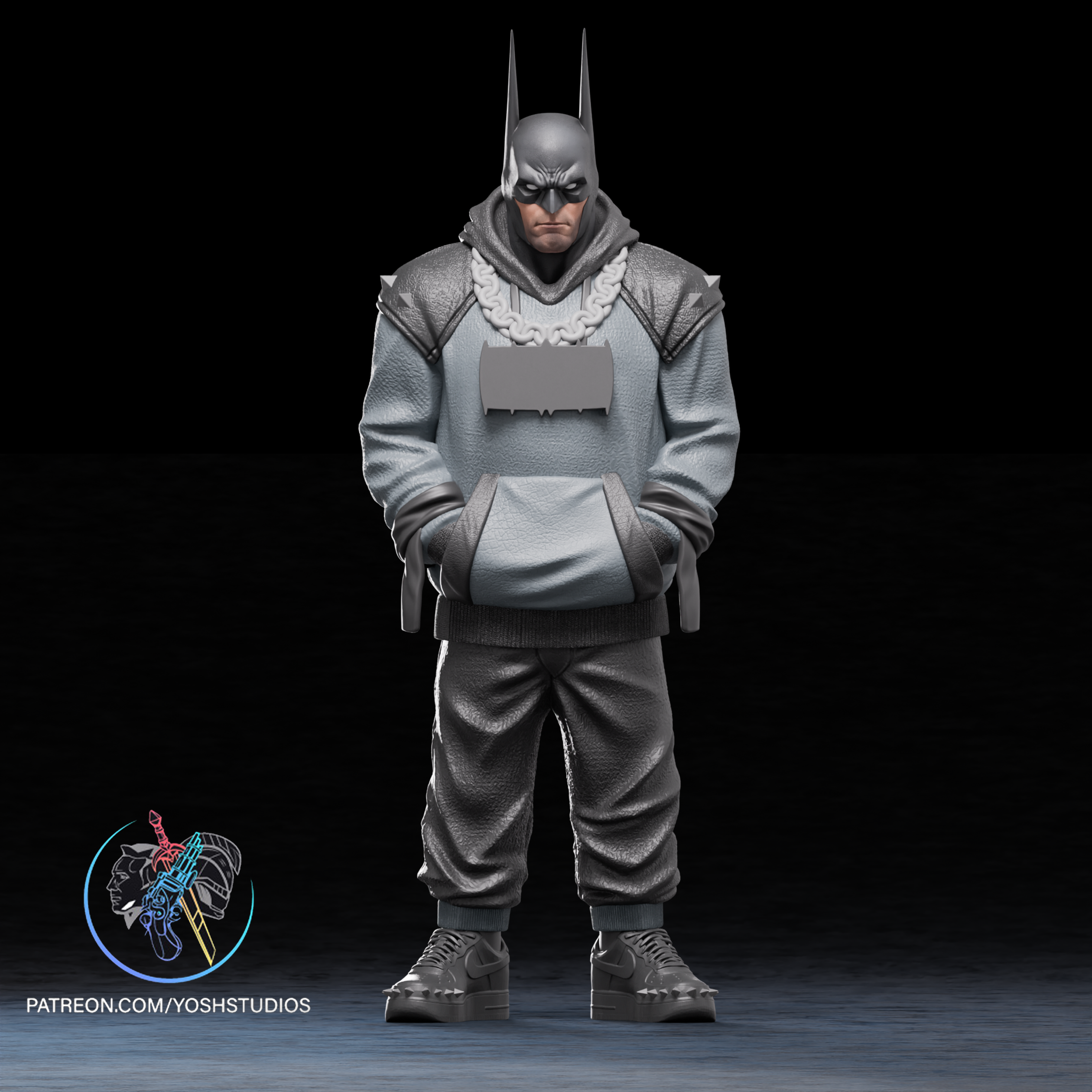 Urban Absolute Detective Statue 3D Printer STL File
