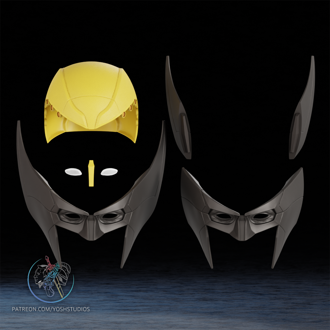 Wolverine PS5 Helmet 3D Printer STL File - Image 9