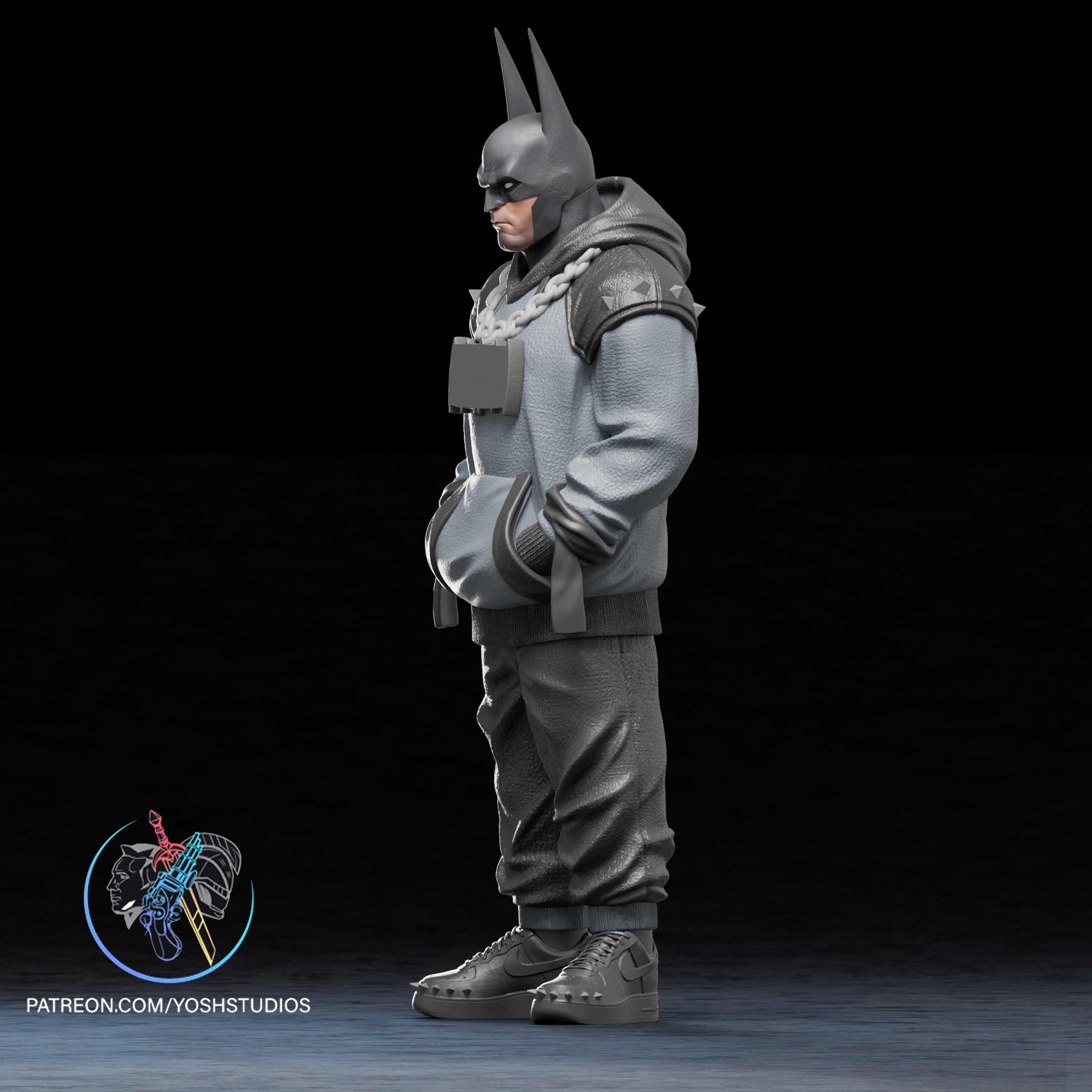 Urban Absolute Detective Statue 3D Printer STL File - Image 3