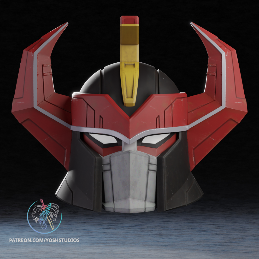 Zord Helmet 3D Printer File STL