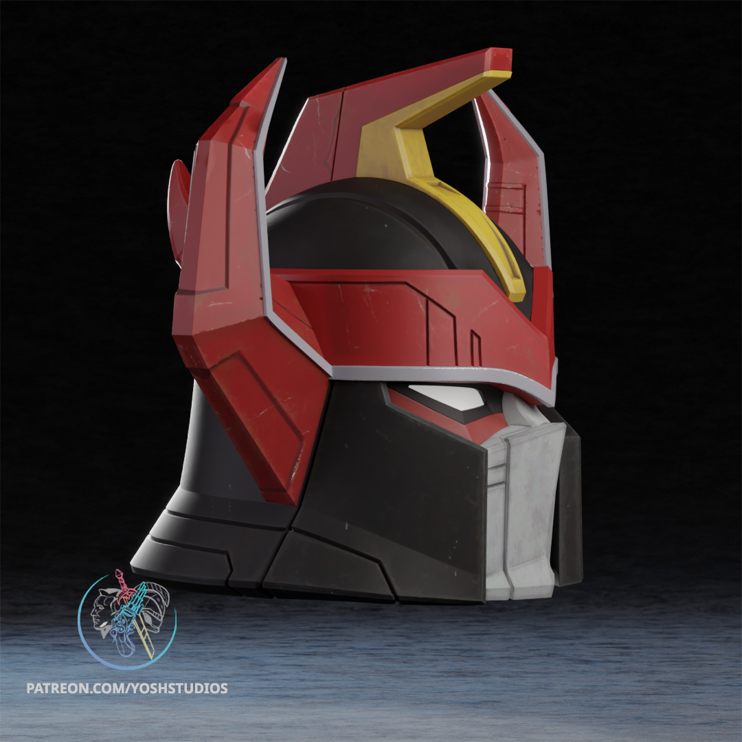 Zord Helmet 3D Printer File STL - Image 5