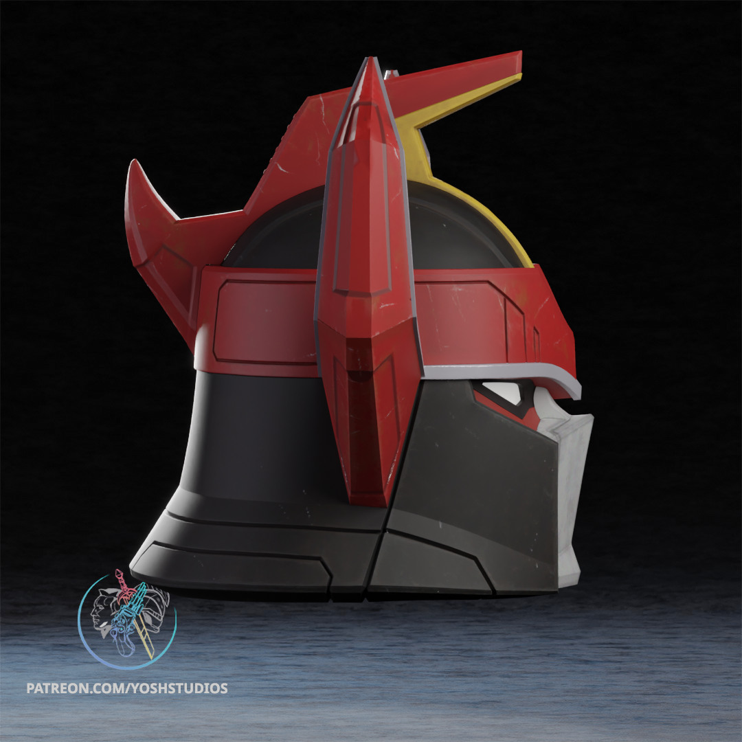 Zord Helmet 3D Printer File STL - Image 4