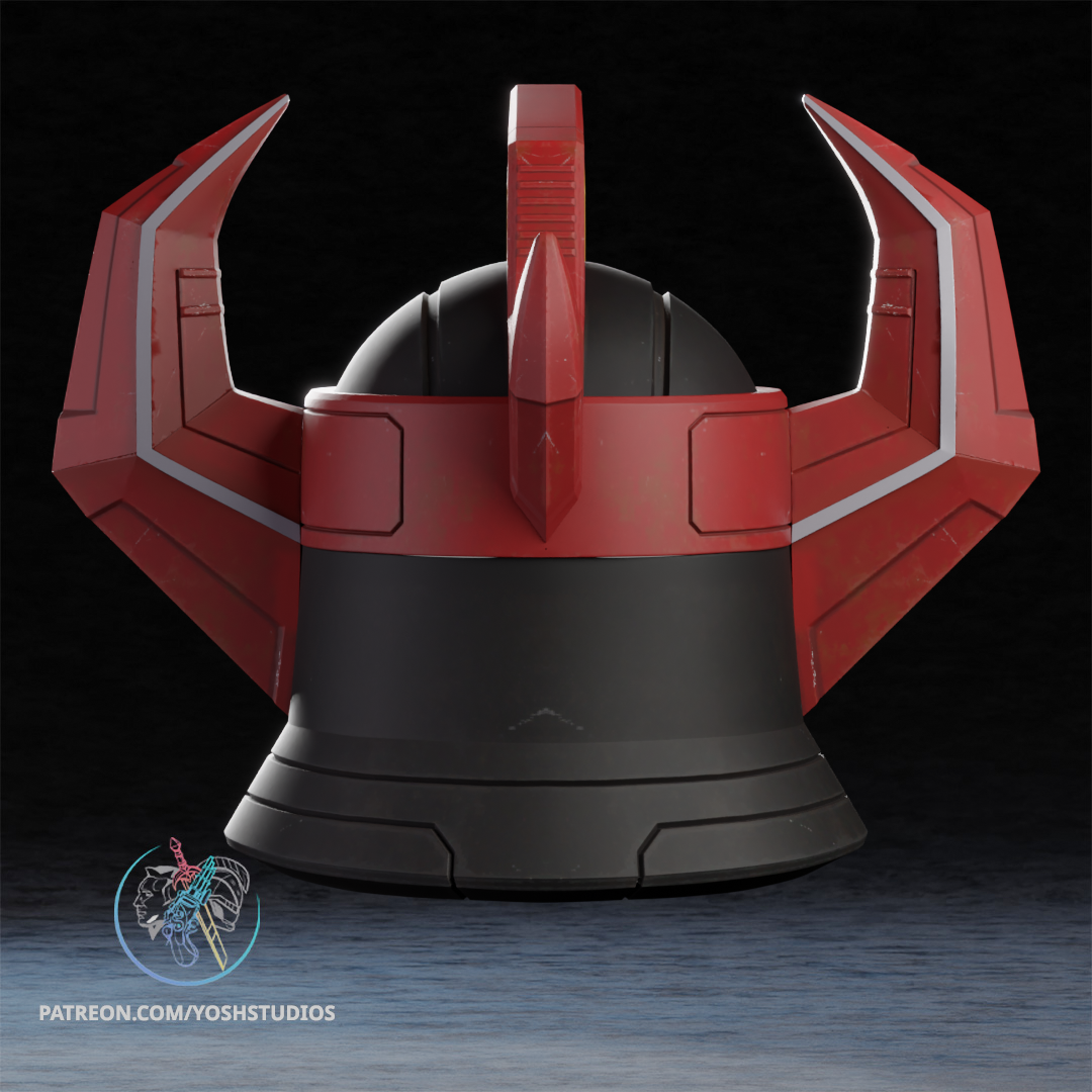 Zord Helmet 3D Printer File STL - Image 3
