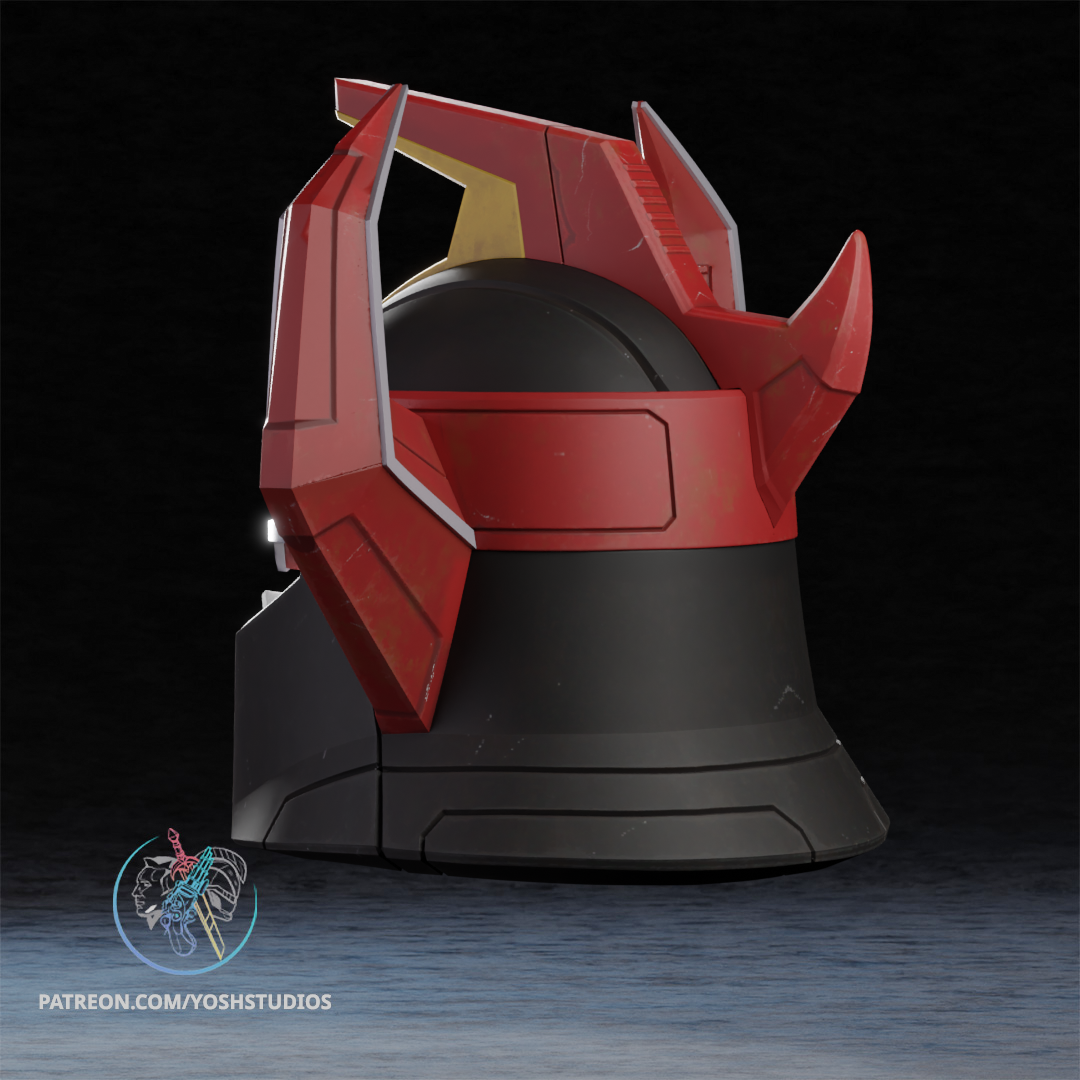 Zord Helmet 3D Printer File STL - Image 2
