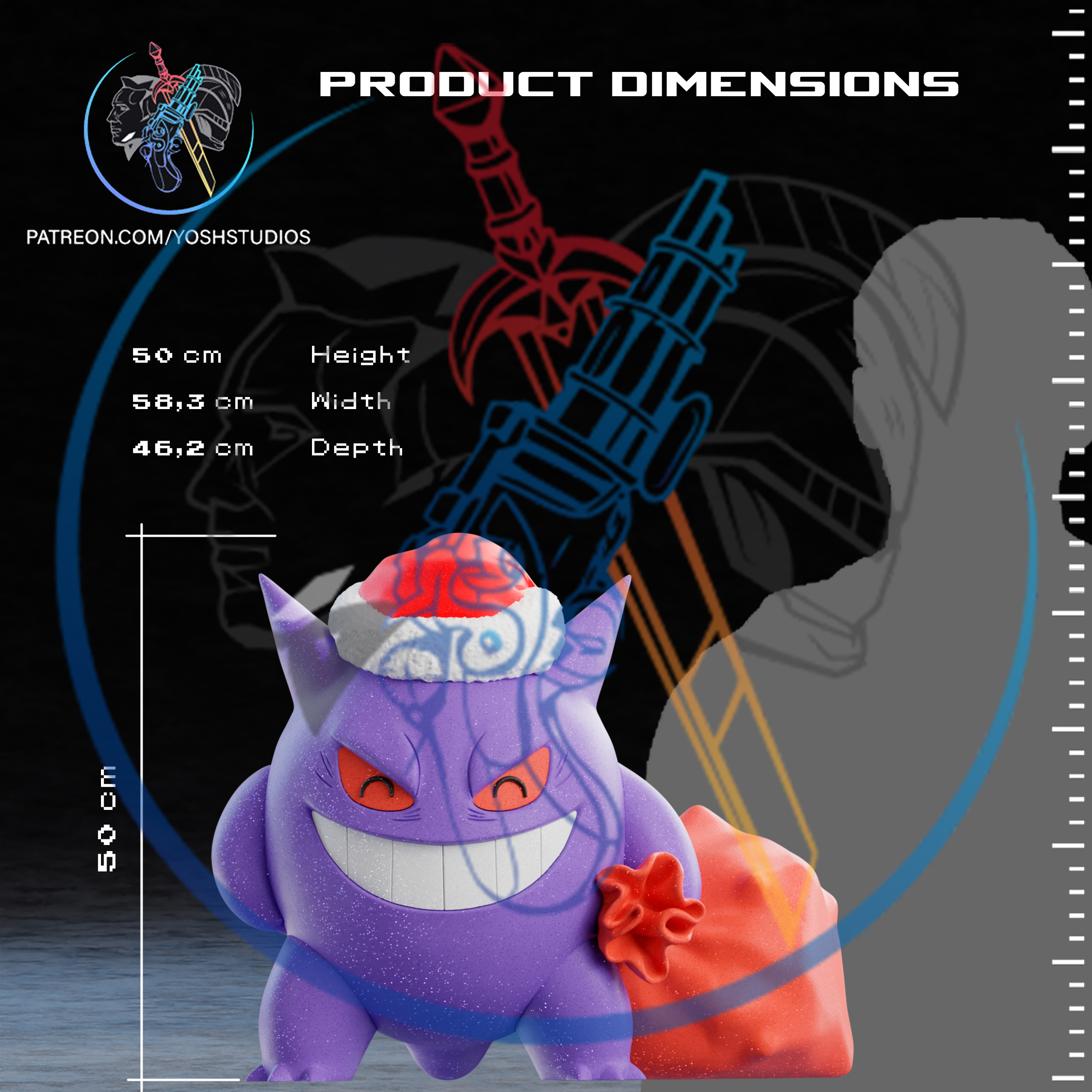 Christmas Monster #094 3D Printer STL file - Image 7