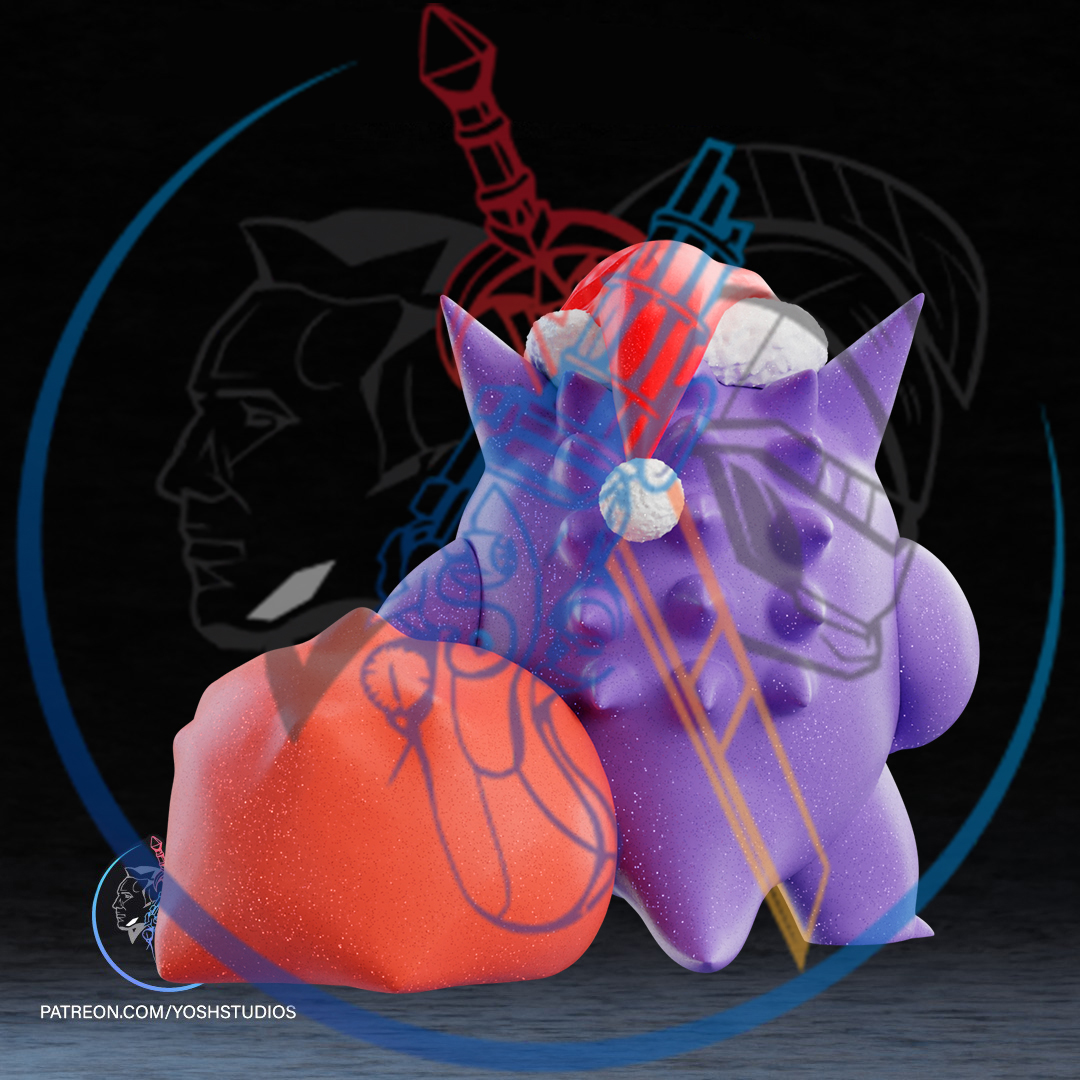 Christmas Monster #094 3D Printer STL file - Image 5