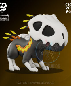 Orange Dinosaur 3D Printer File STL