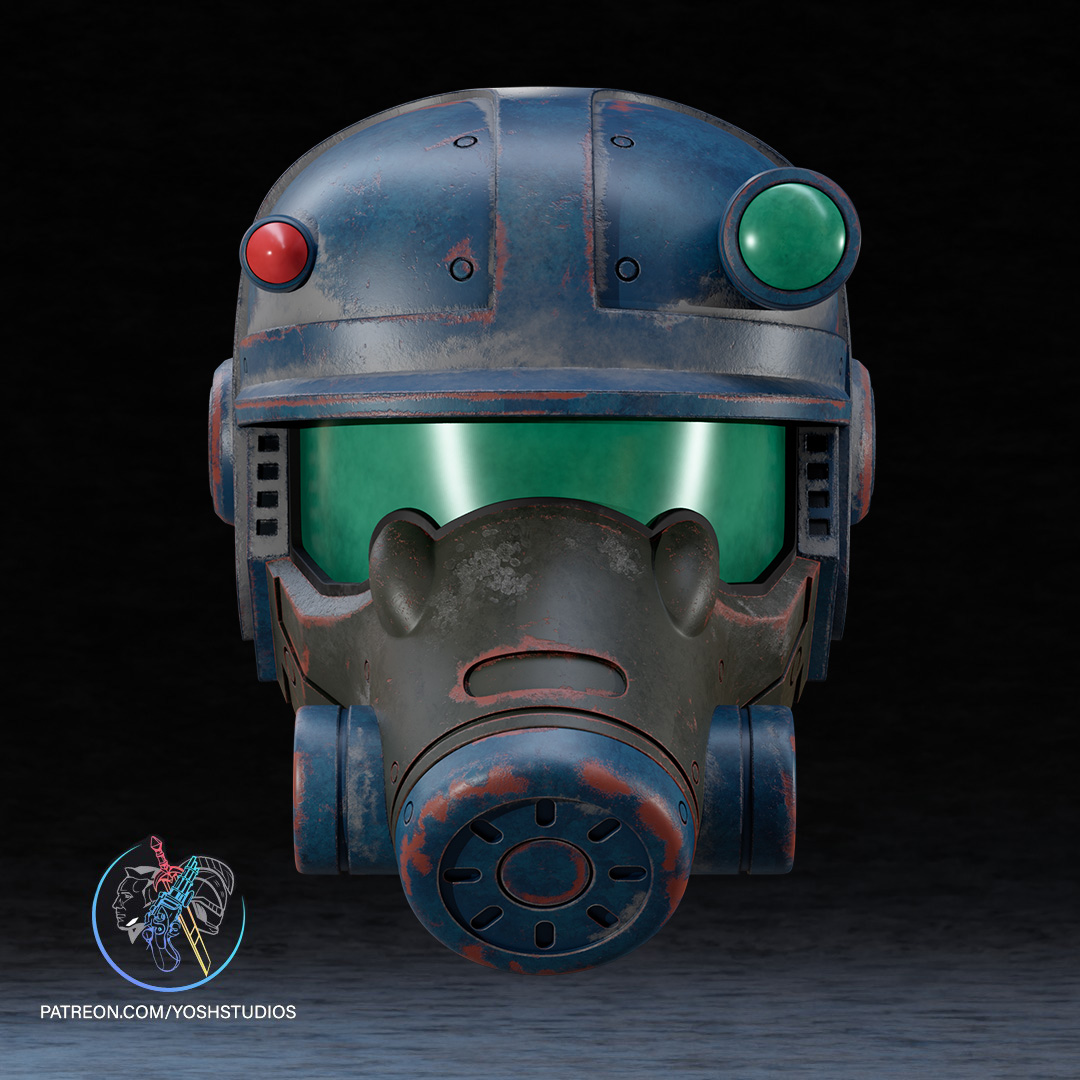 Fallout Marine Helmet 3D Printer STL file