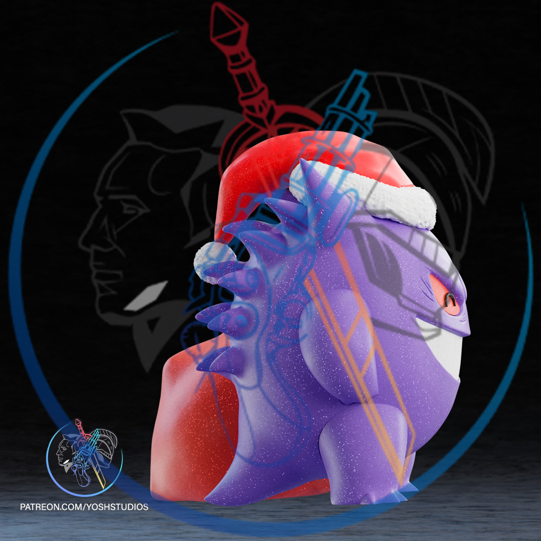 Christmas Monster #094 3D Printer STL file - Image 4