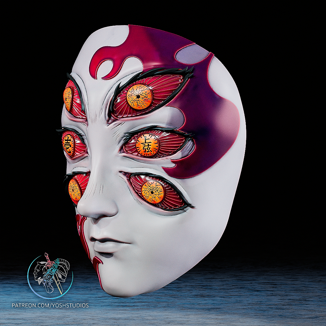 Demon Mask 3D Printer STL file - Image 3