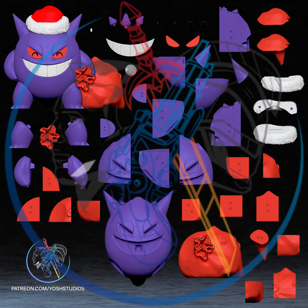 Christmas Monster #094 3D Printer STL file - Image 10