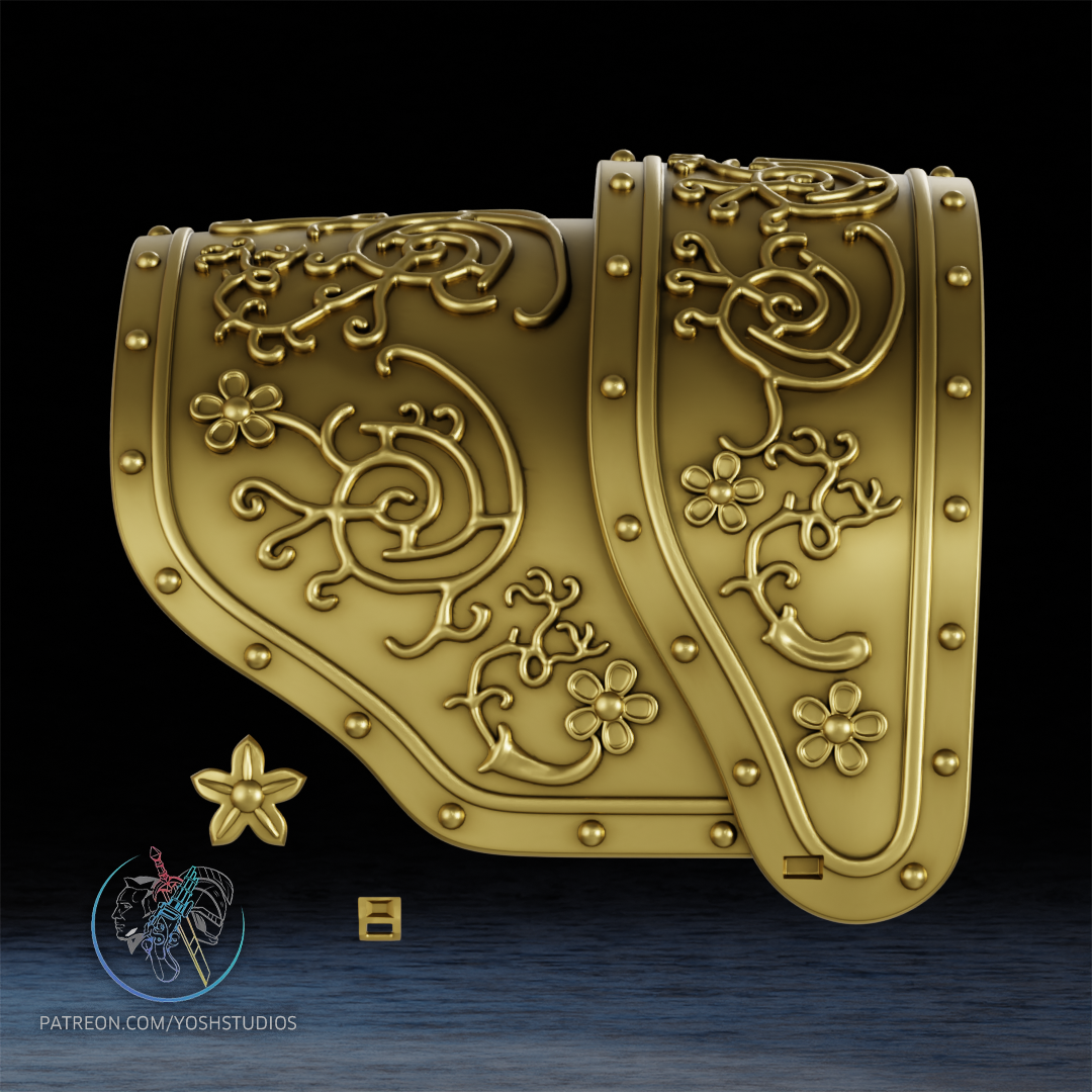 Demon Shoulder 2 3D Printer File STL - Image 6