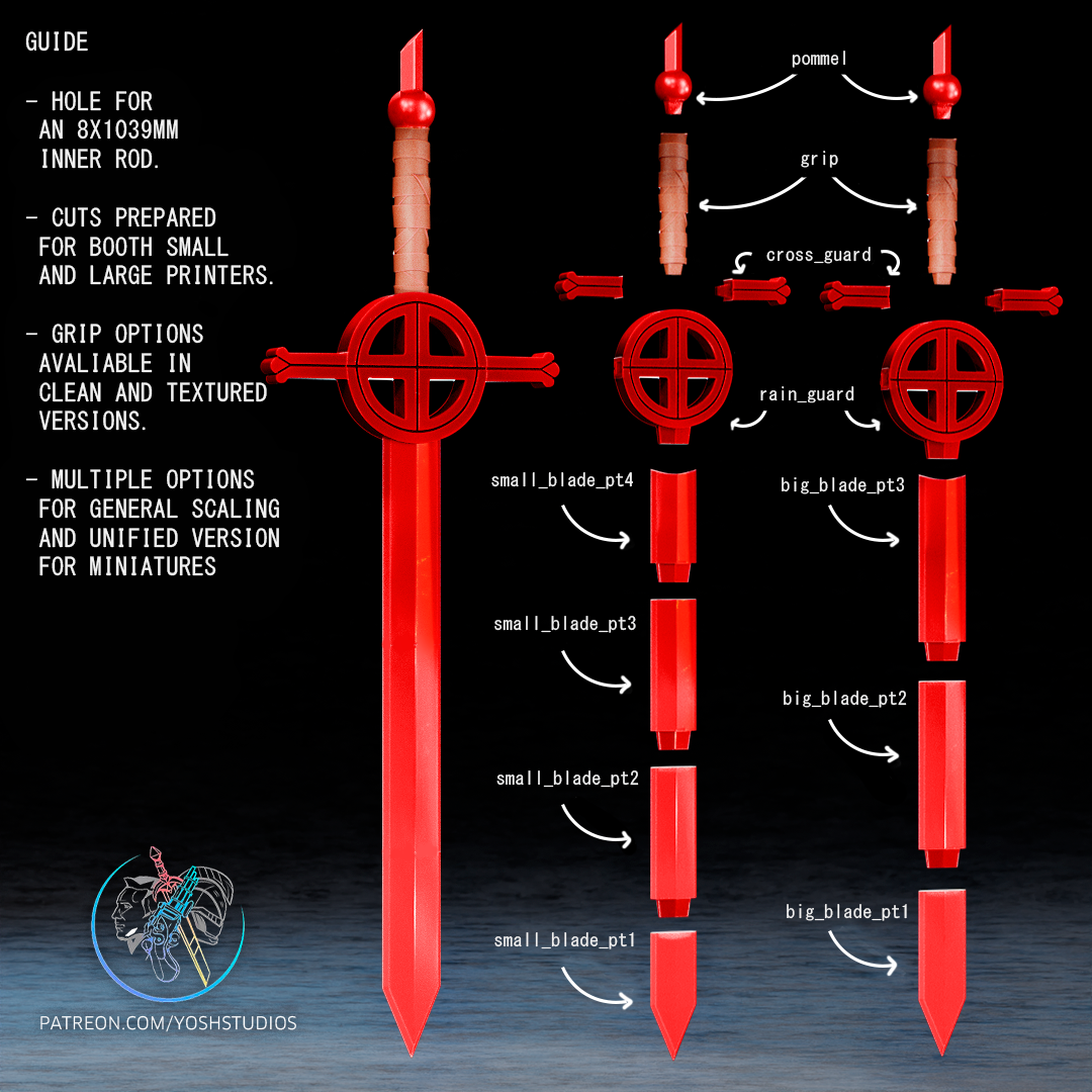 Adventure Demon Sword 3D Printer STL file - Image 8