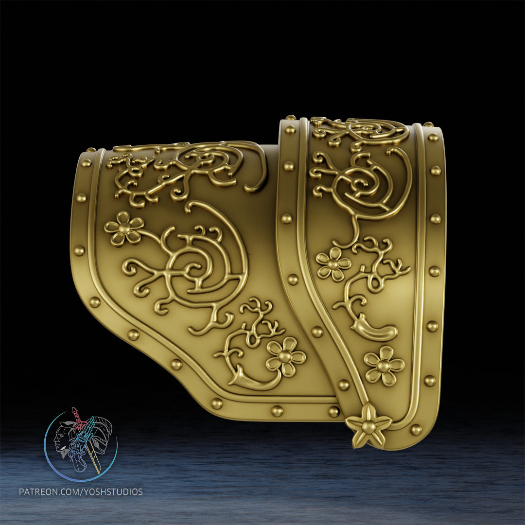 Demon Shoulder 2 3D Printer File STL